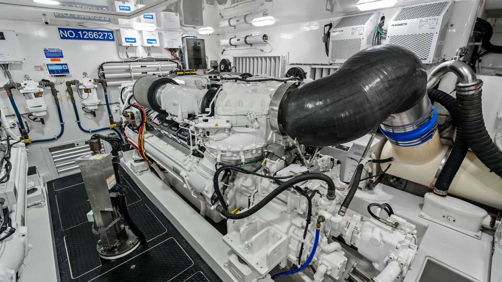 2016 Viking 80 Enclosed Bridge- FRIGATE- Engine Room
