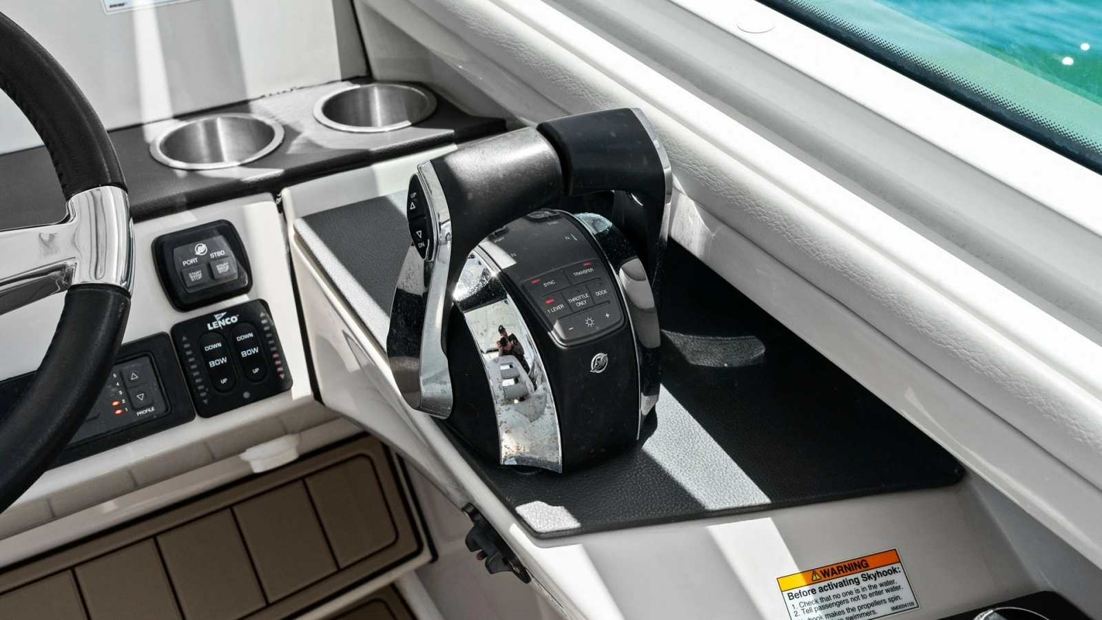 Helm Throttle Controls and Console