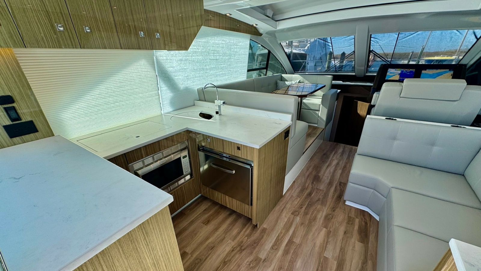 Spacious Galley and Salon Area