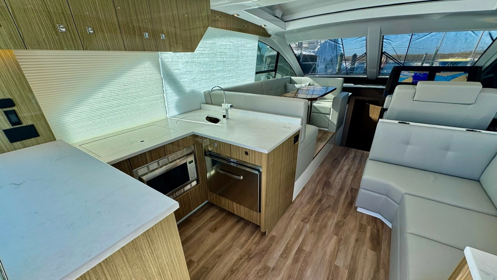 Spacious Galley and Salon Area