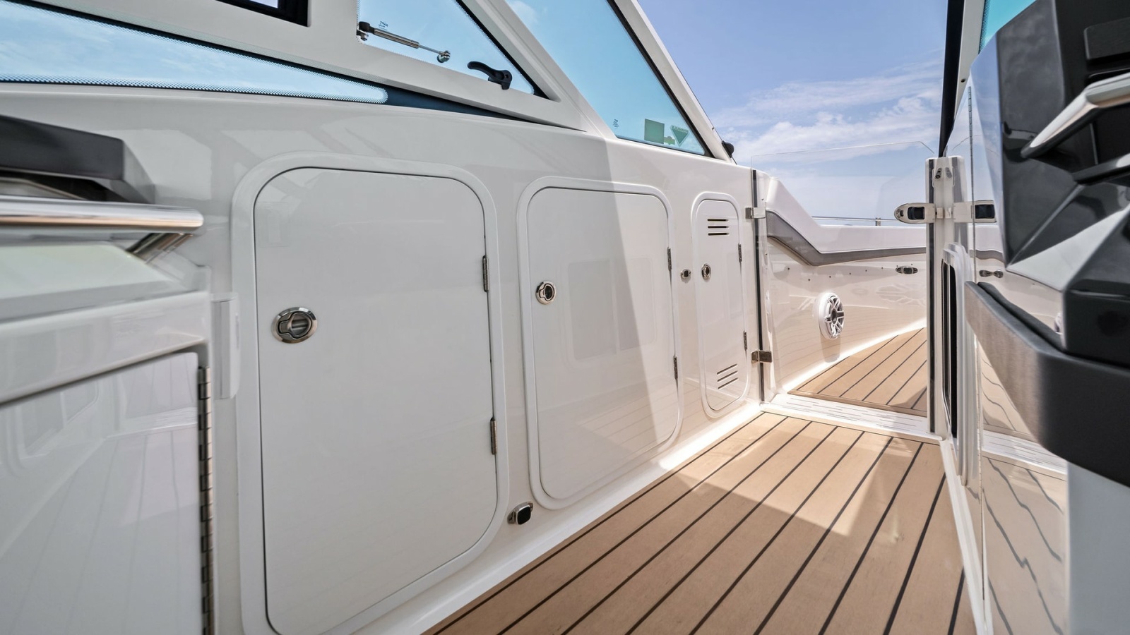 Starboard Deck with Storage Compartments