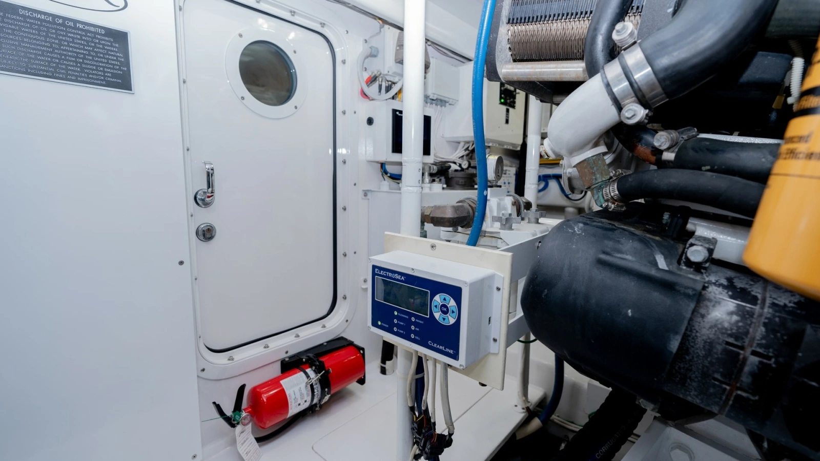 Engine Room with Access Door