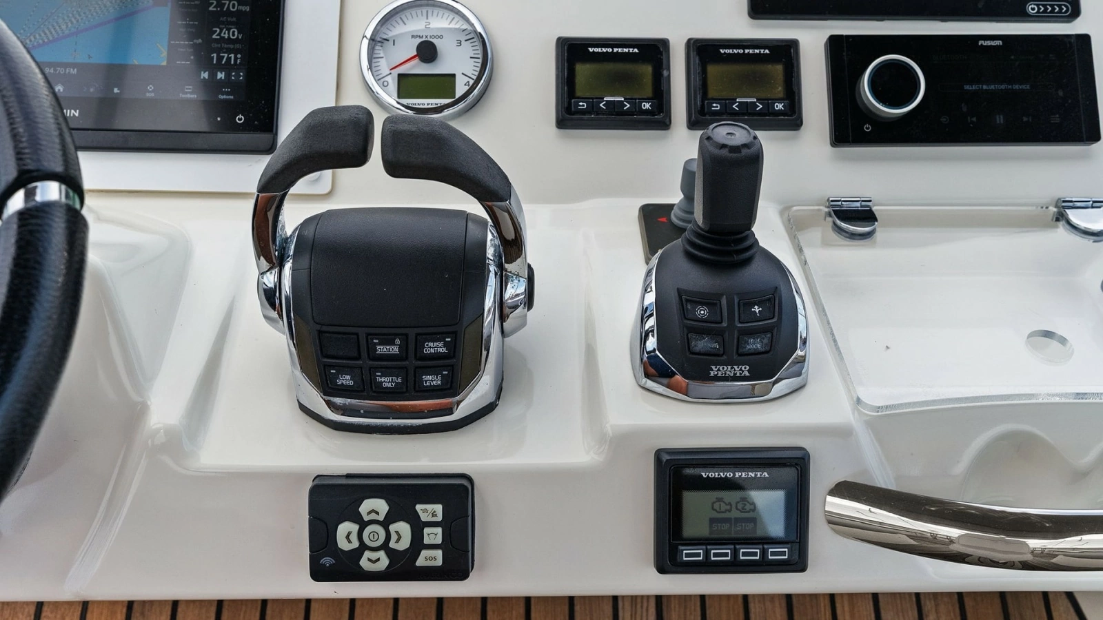 Helm Control Station Close-Up