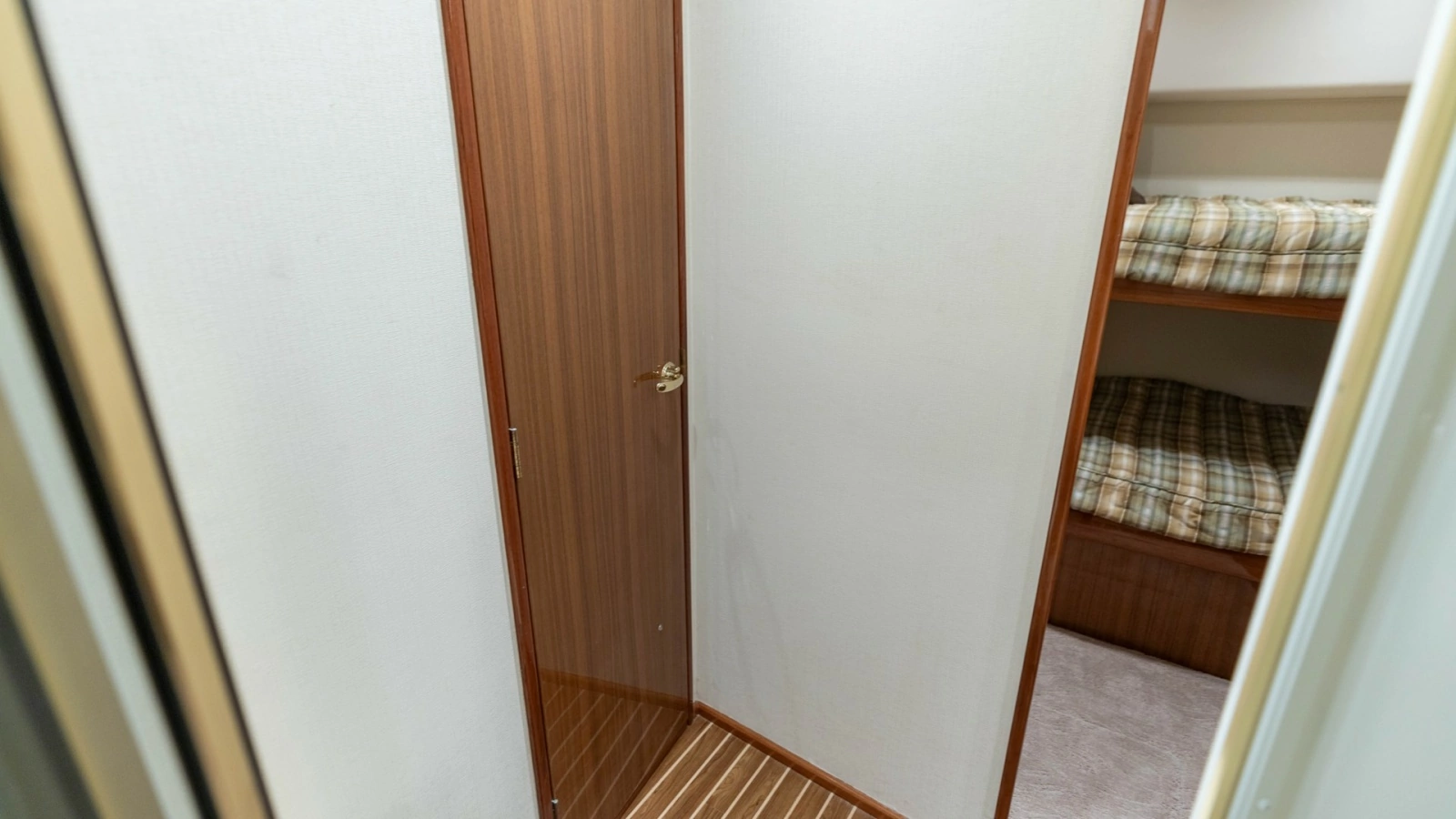 Guest Cabin Entrance and Berths