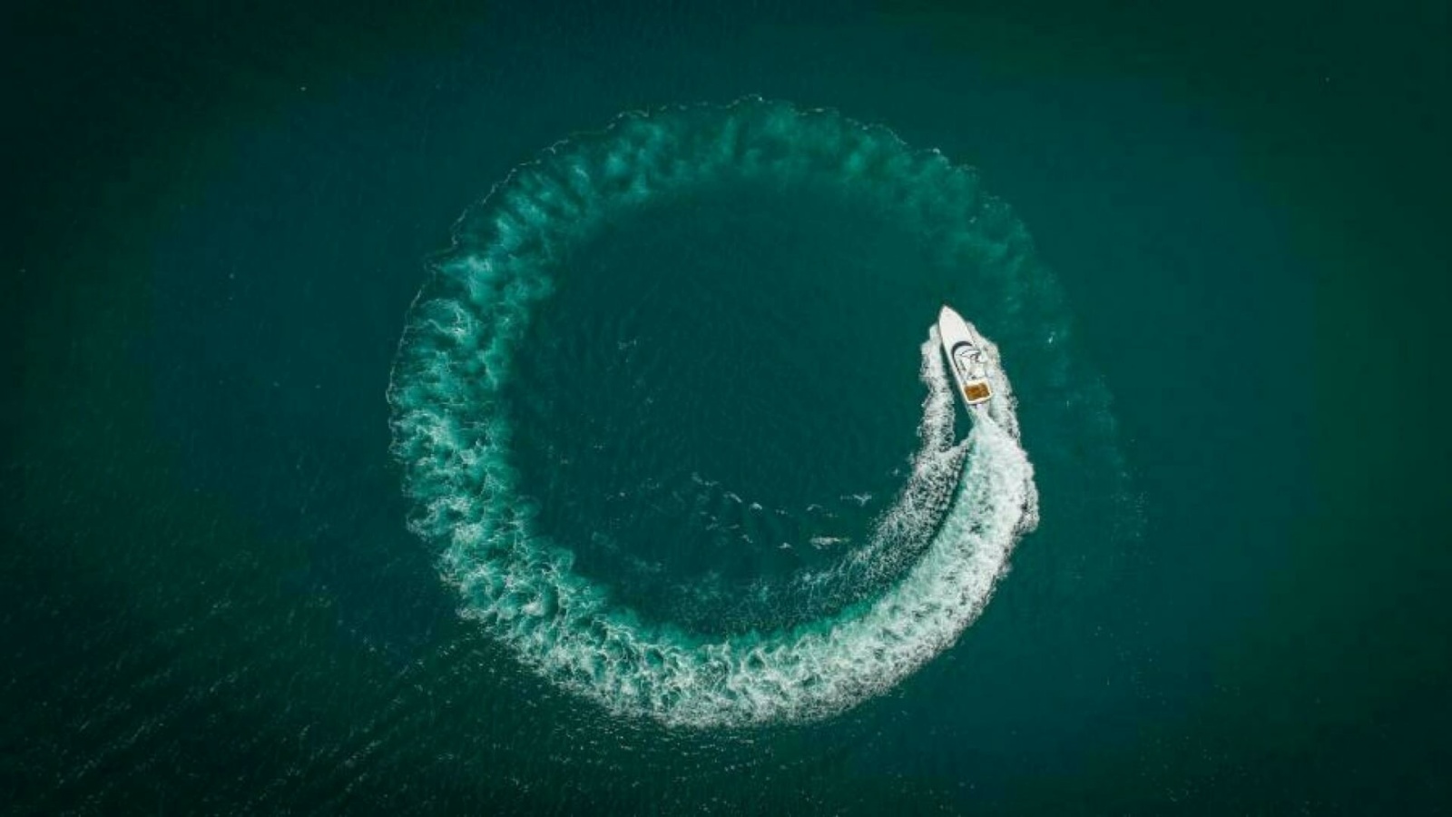 Aerial View of Twin Reels in Action
