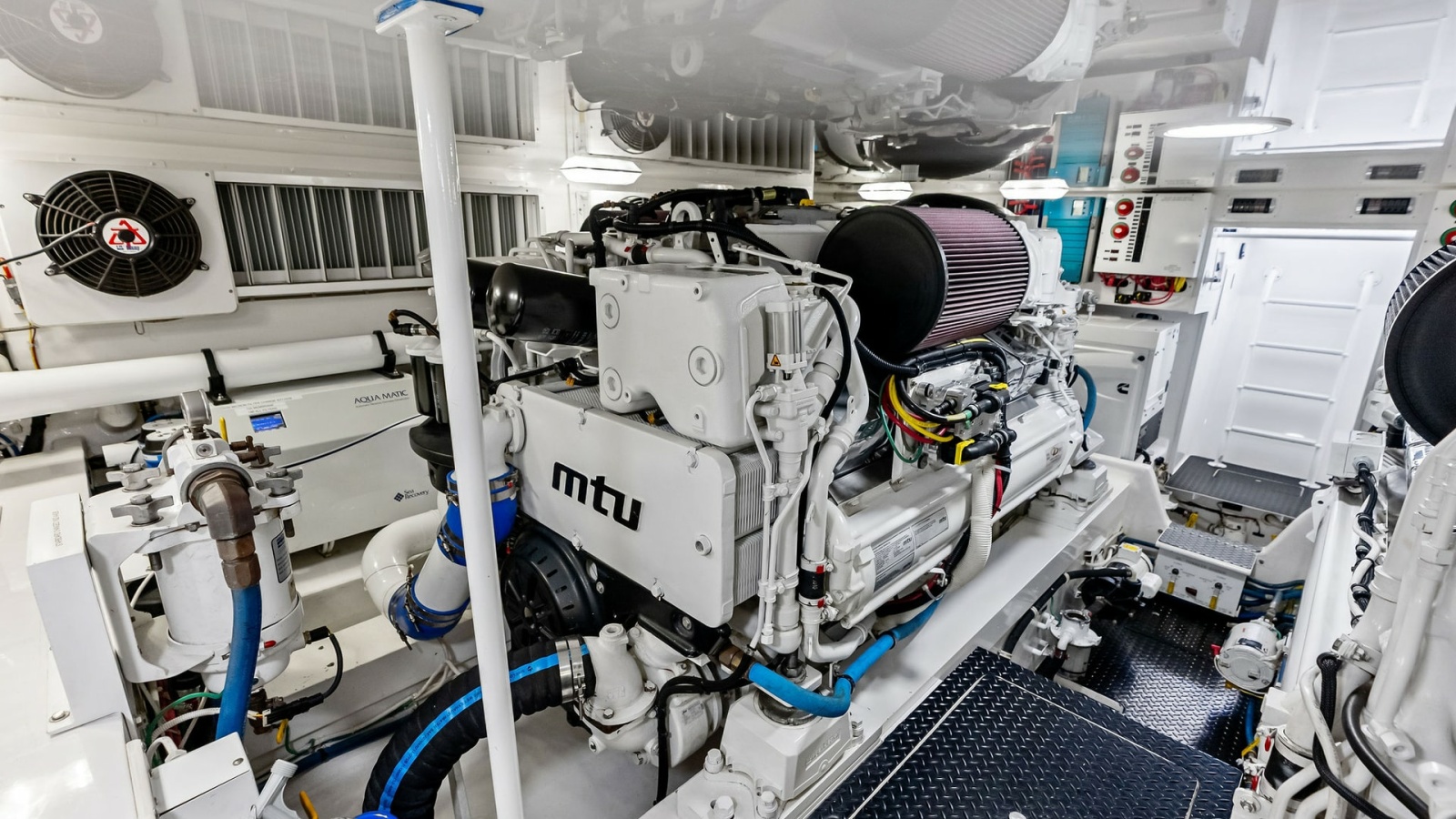 Engine Room with MTU Engines