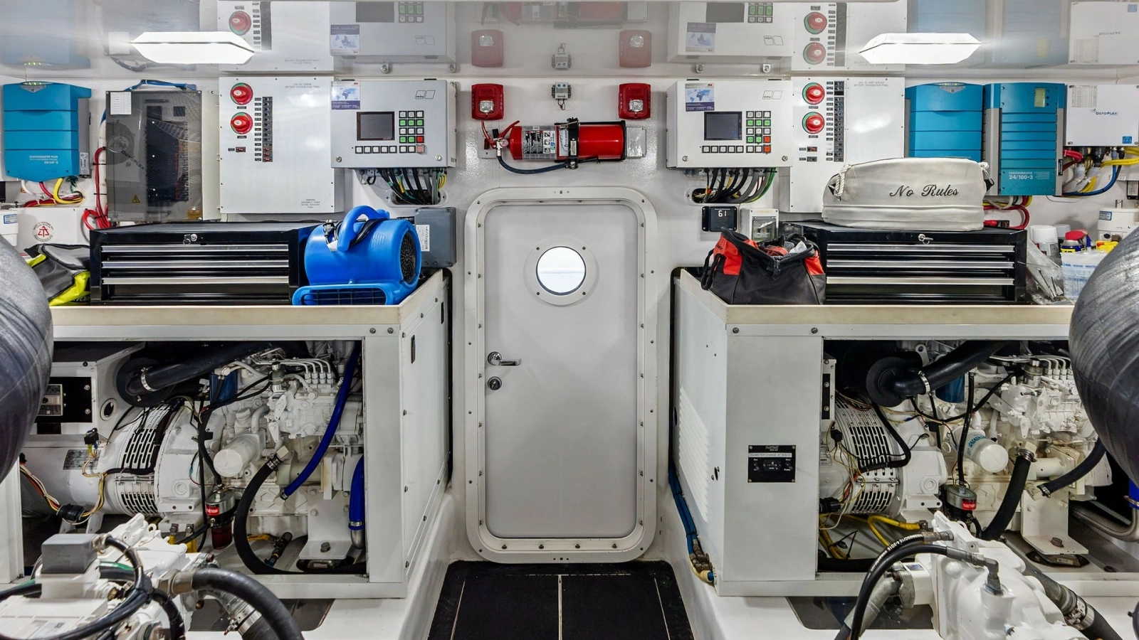 Engine Room with Dual Engines