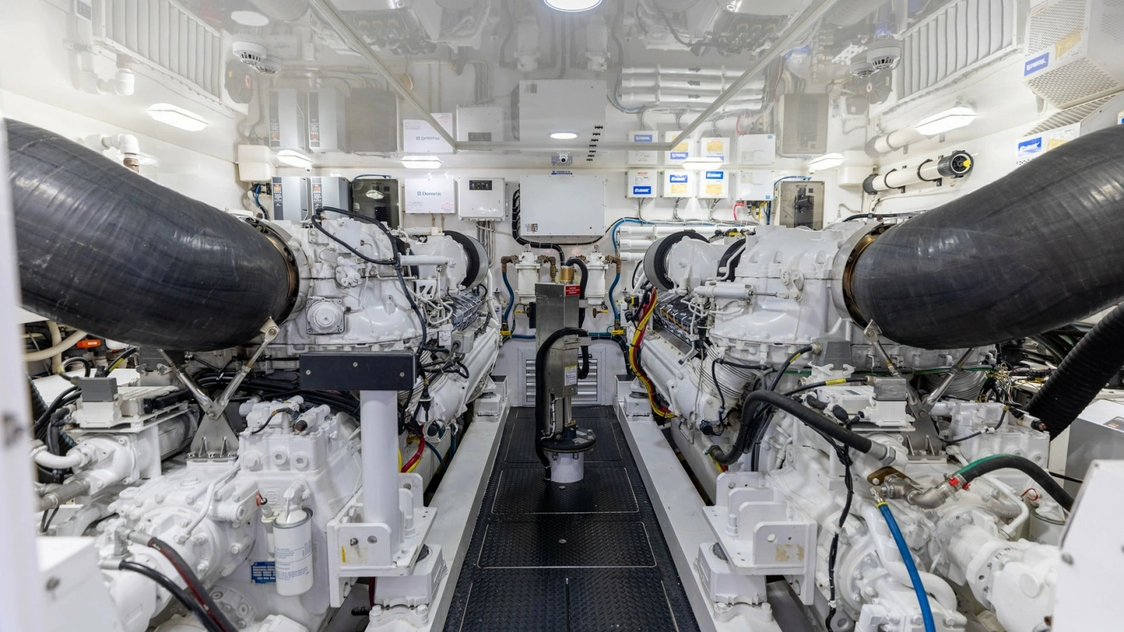 Engine Room with Twin Engines