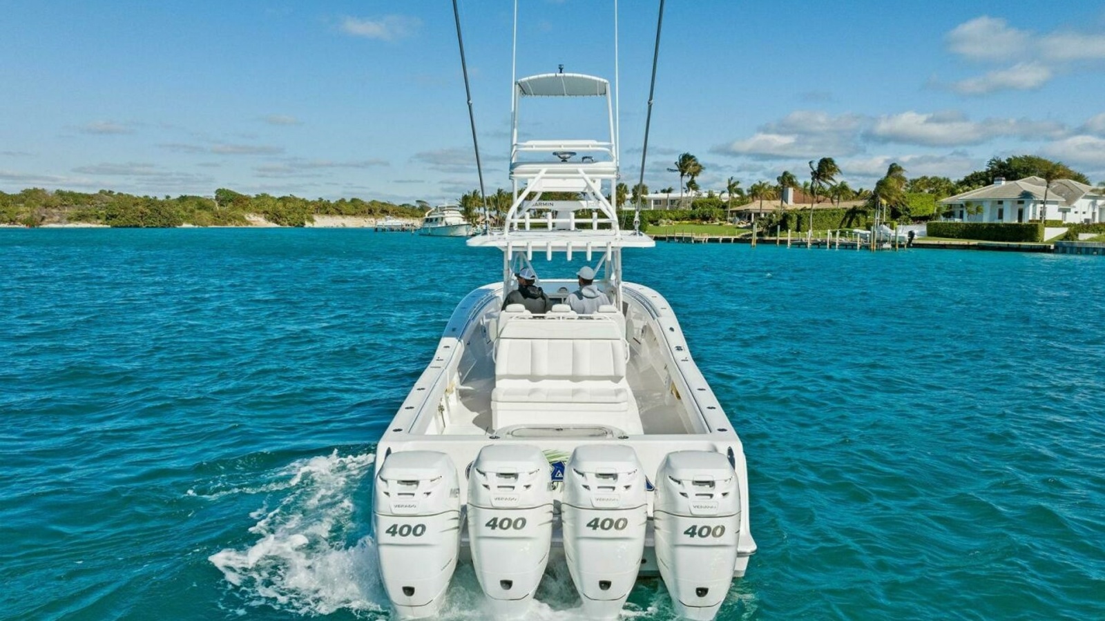 Stern View with Quad Outboards