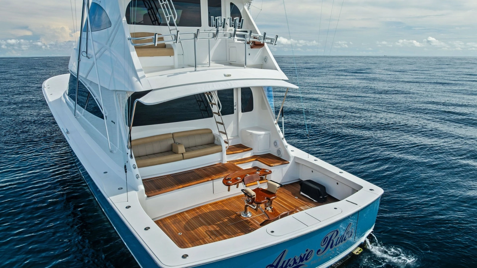 Aft Deck with Fishing Chair