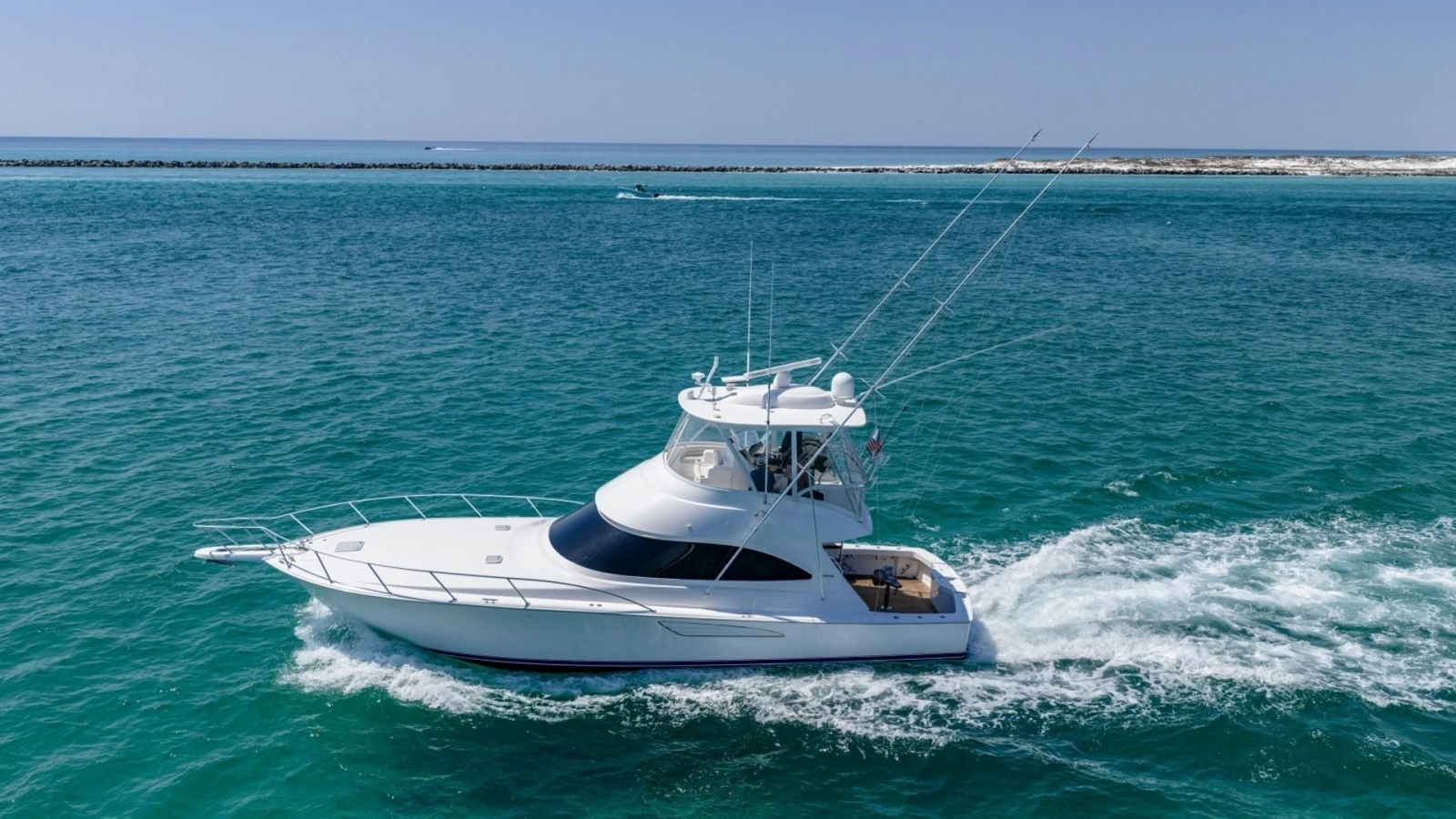 Side View of Viking 48 Convertible