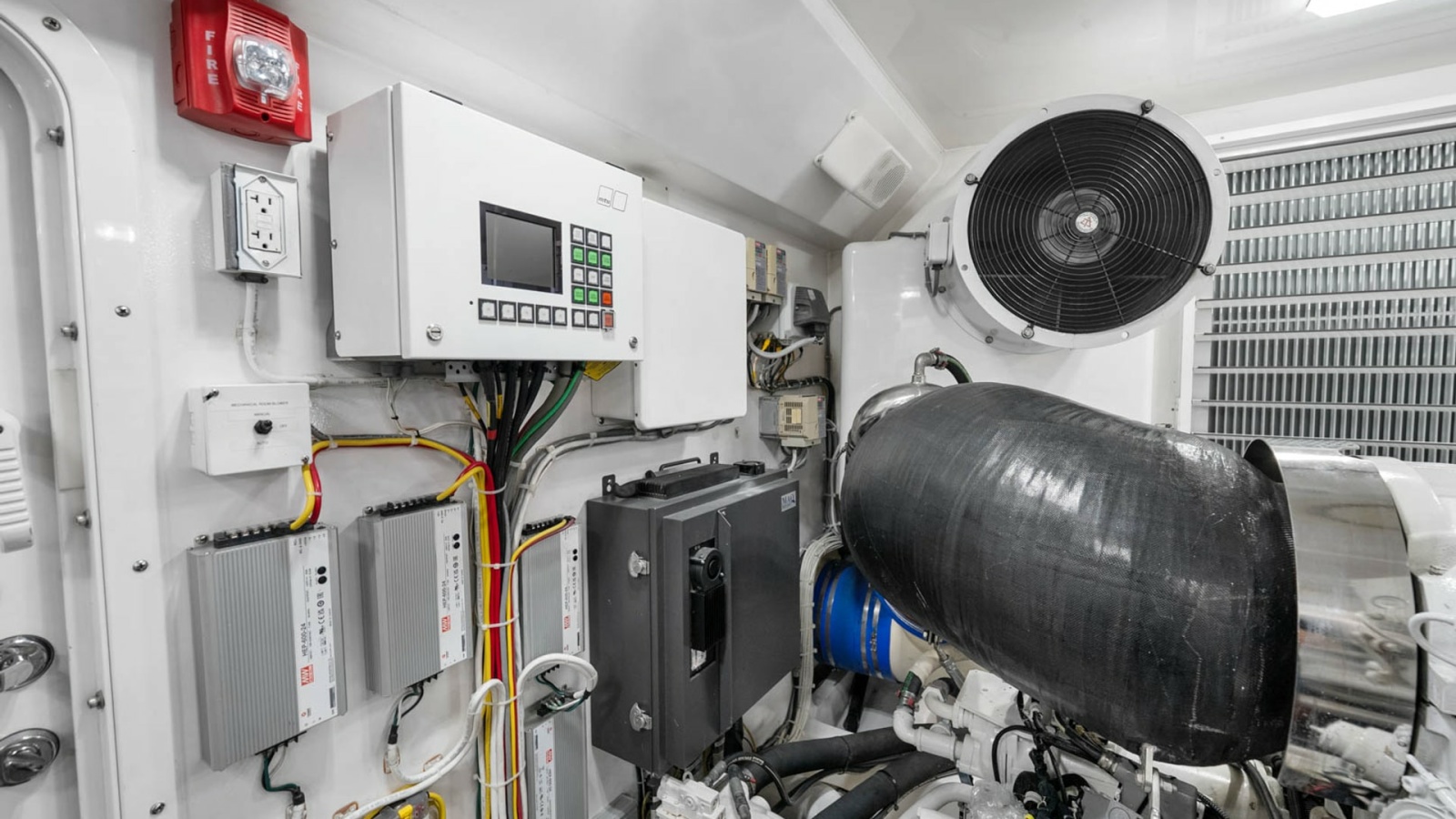 Engine Room with Electrical Systems