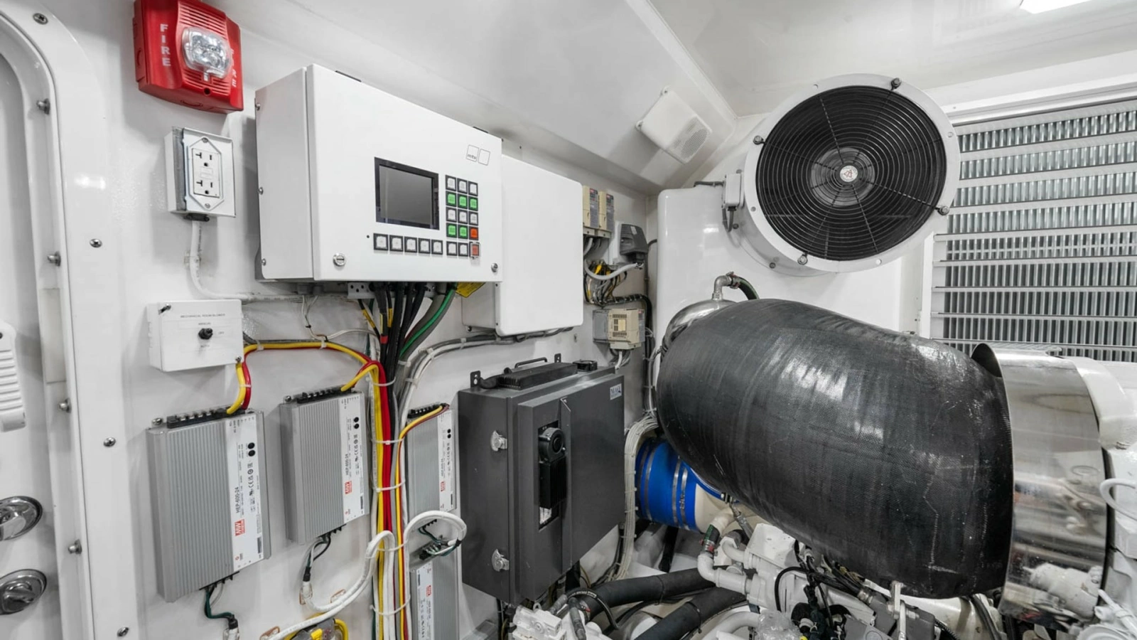 Engine Room with Electrical Systems