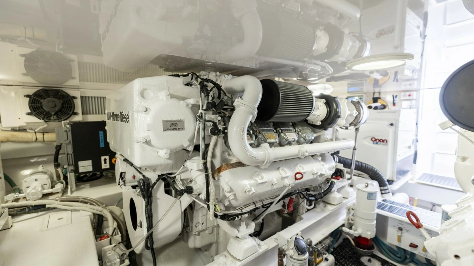 Engine Room with Main Engine