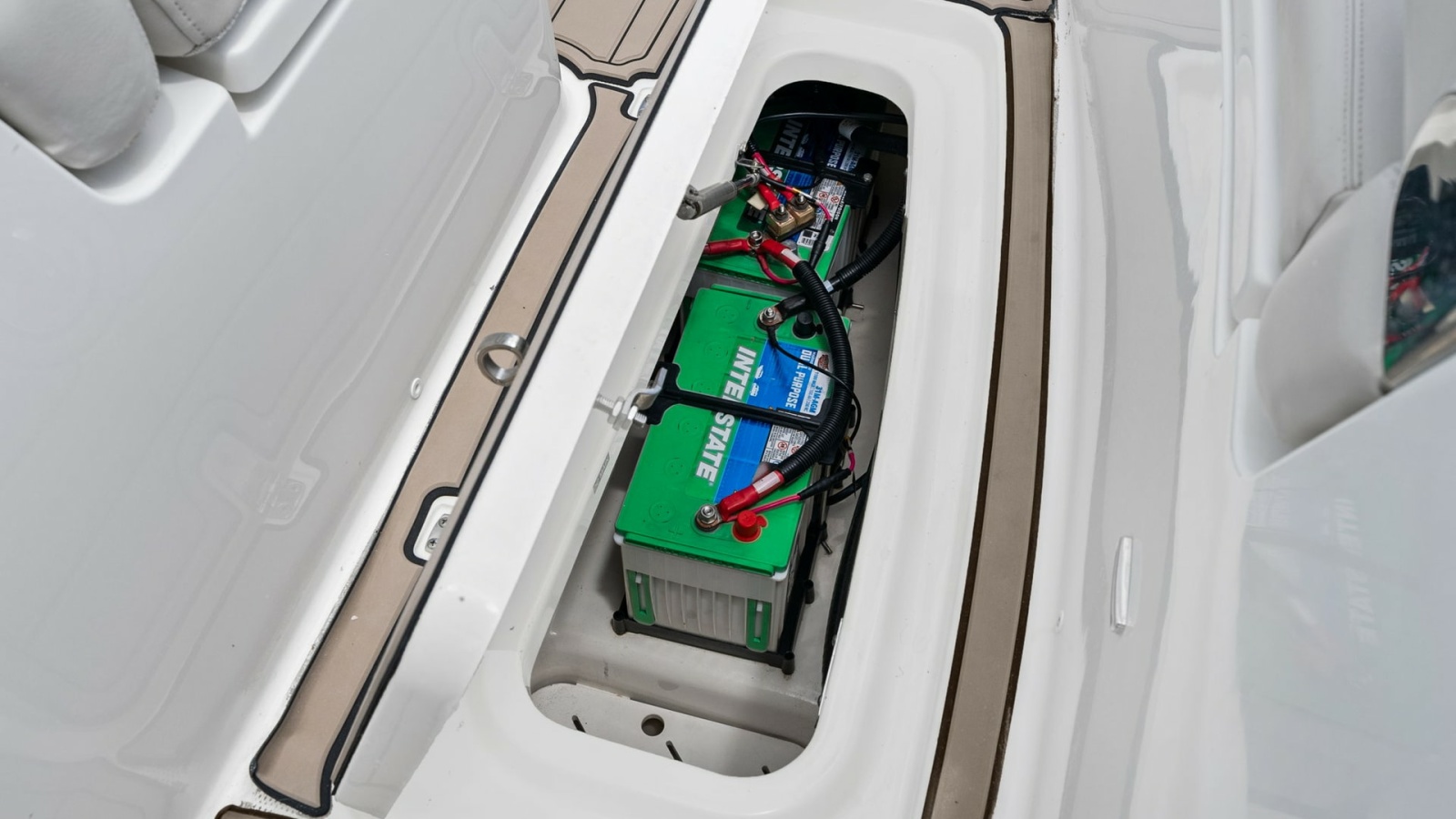 Battery Compartment in Deck Storage