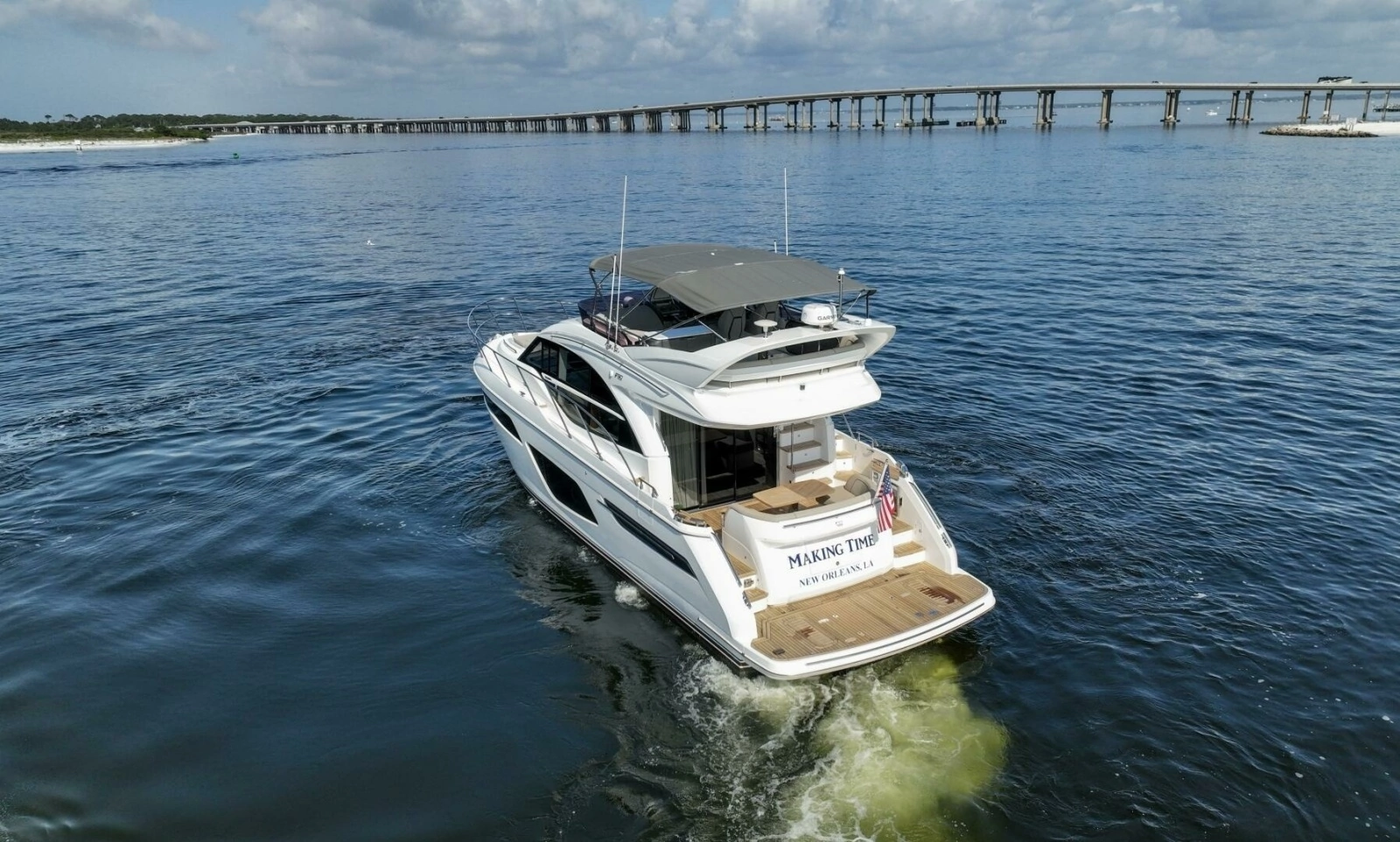 2021 Princess F50- MAKING TIME- Engine room- Transom