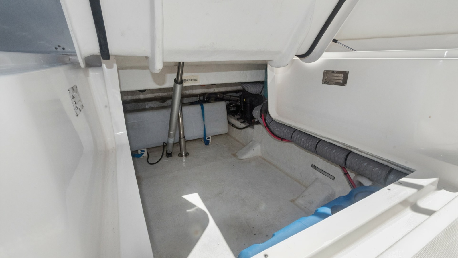 Spacious Under-Deck Storage Compartment
