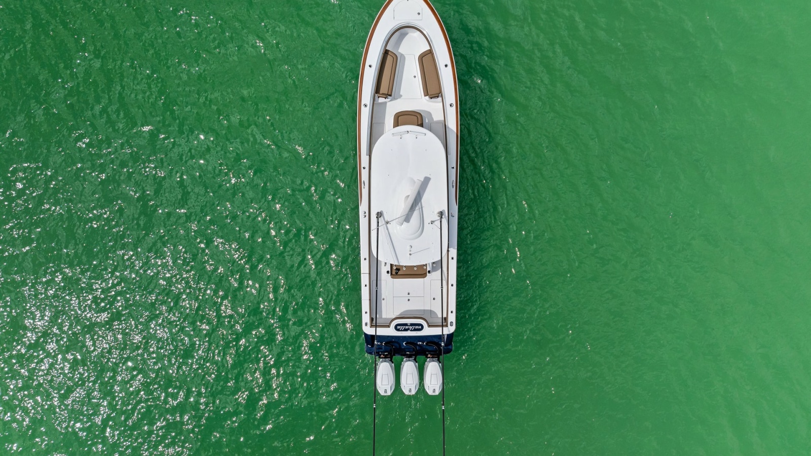 Aerial View of Bow and Deck