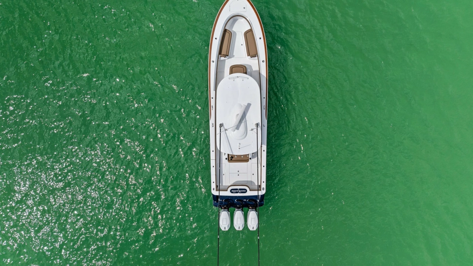 Aerial View of Bow and Deck