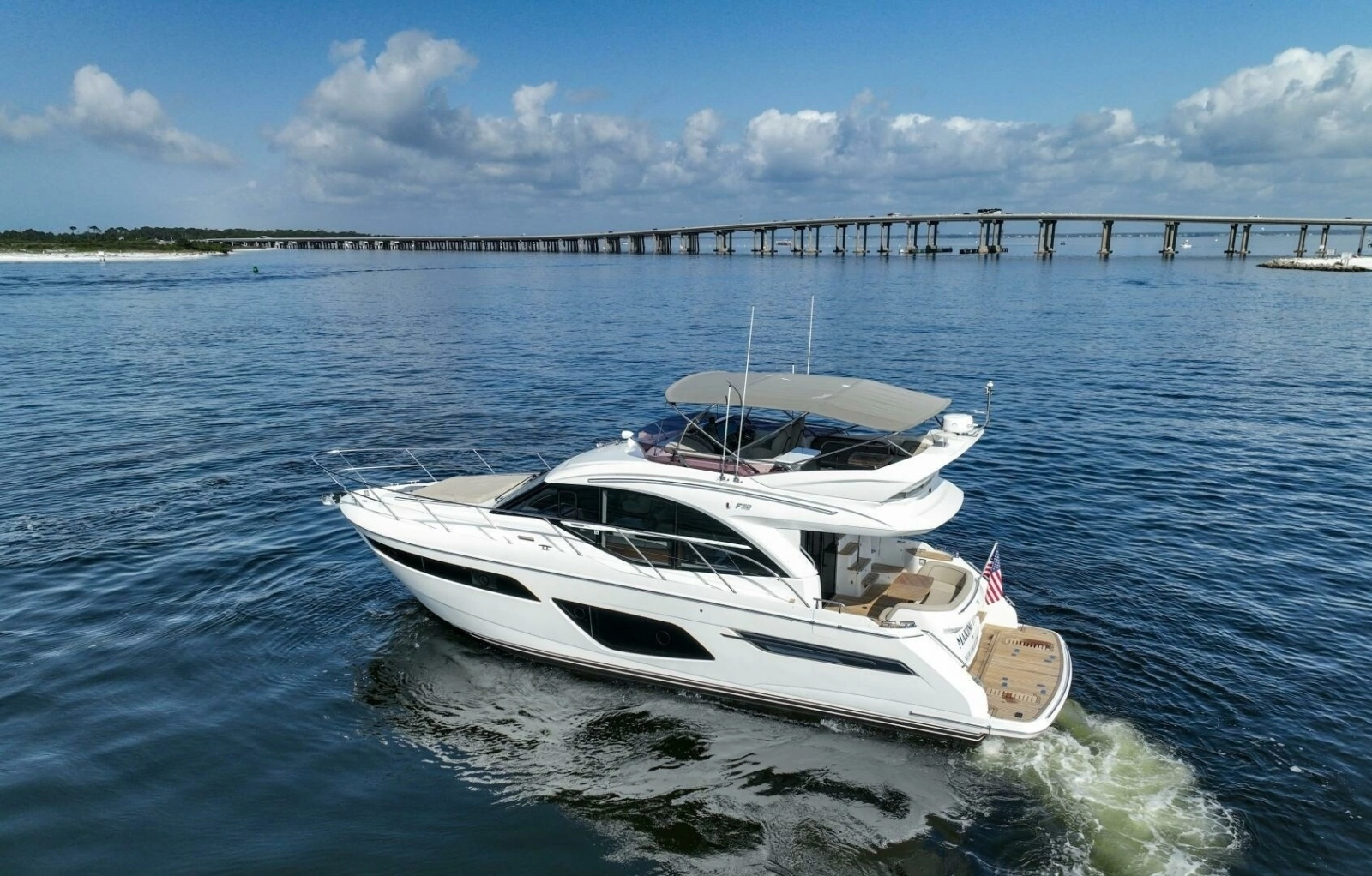 2021 Princess F50- MAKING TIME- Engine room- Port