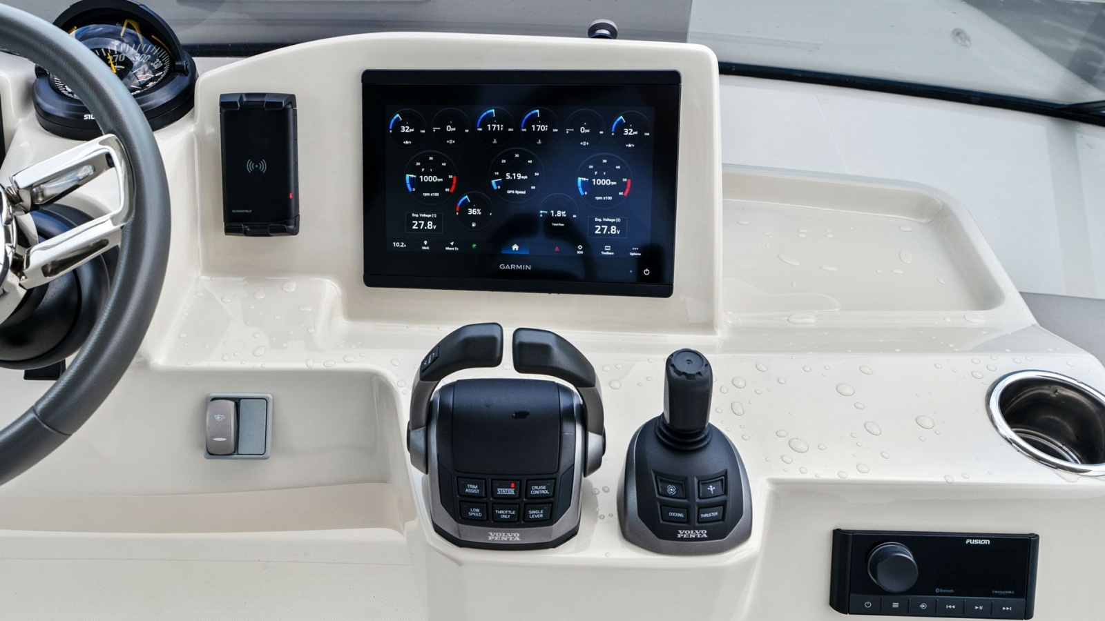 Helm Station with Electronics