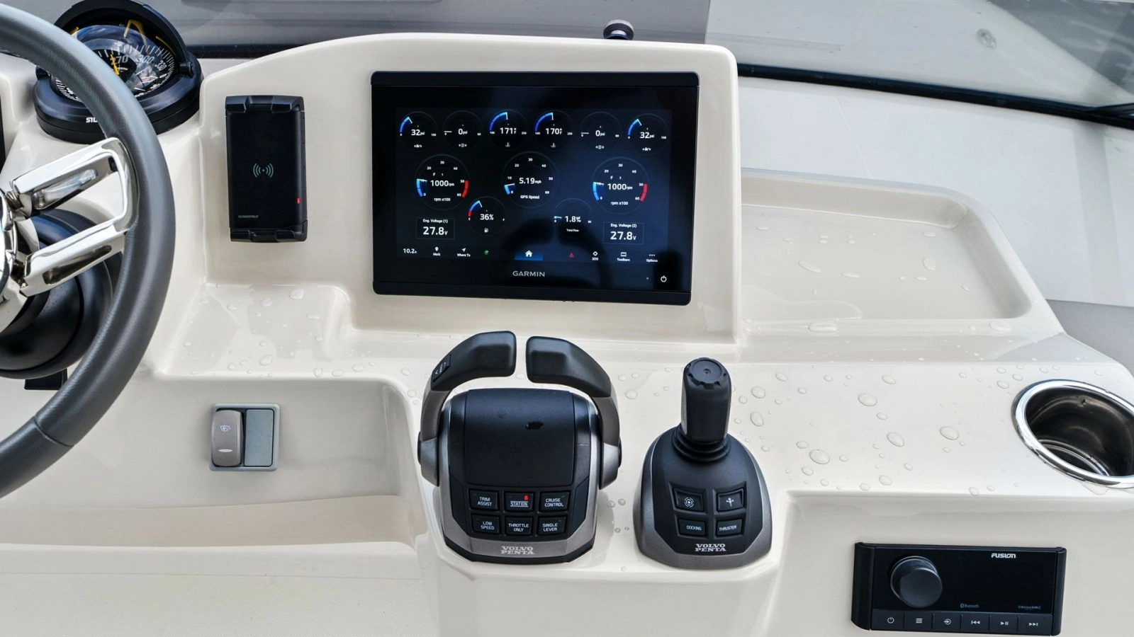 Helm Station with Electronics