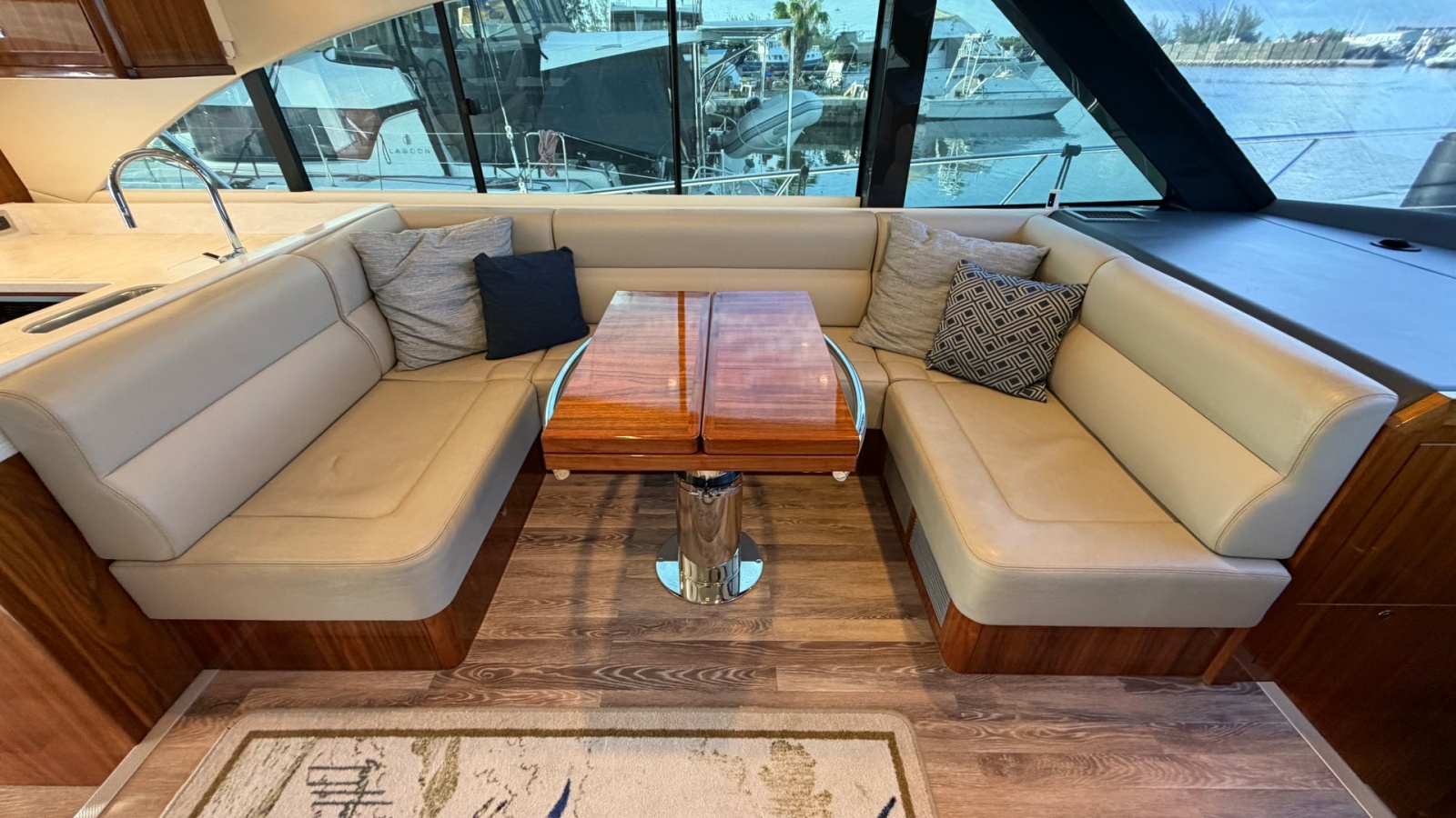 Salon Seating Area with Panoramic Views