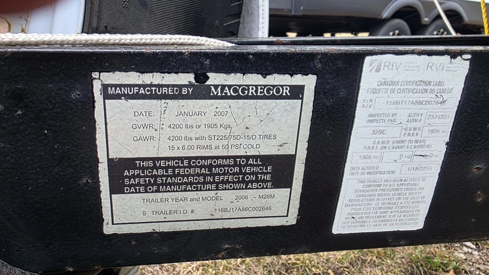 2007 MacGregor 26M 26