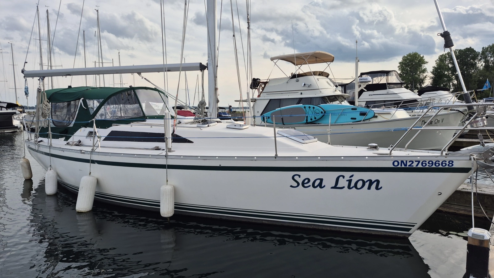 1988 Canadian Sailcraft CS 36 MERLIN