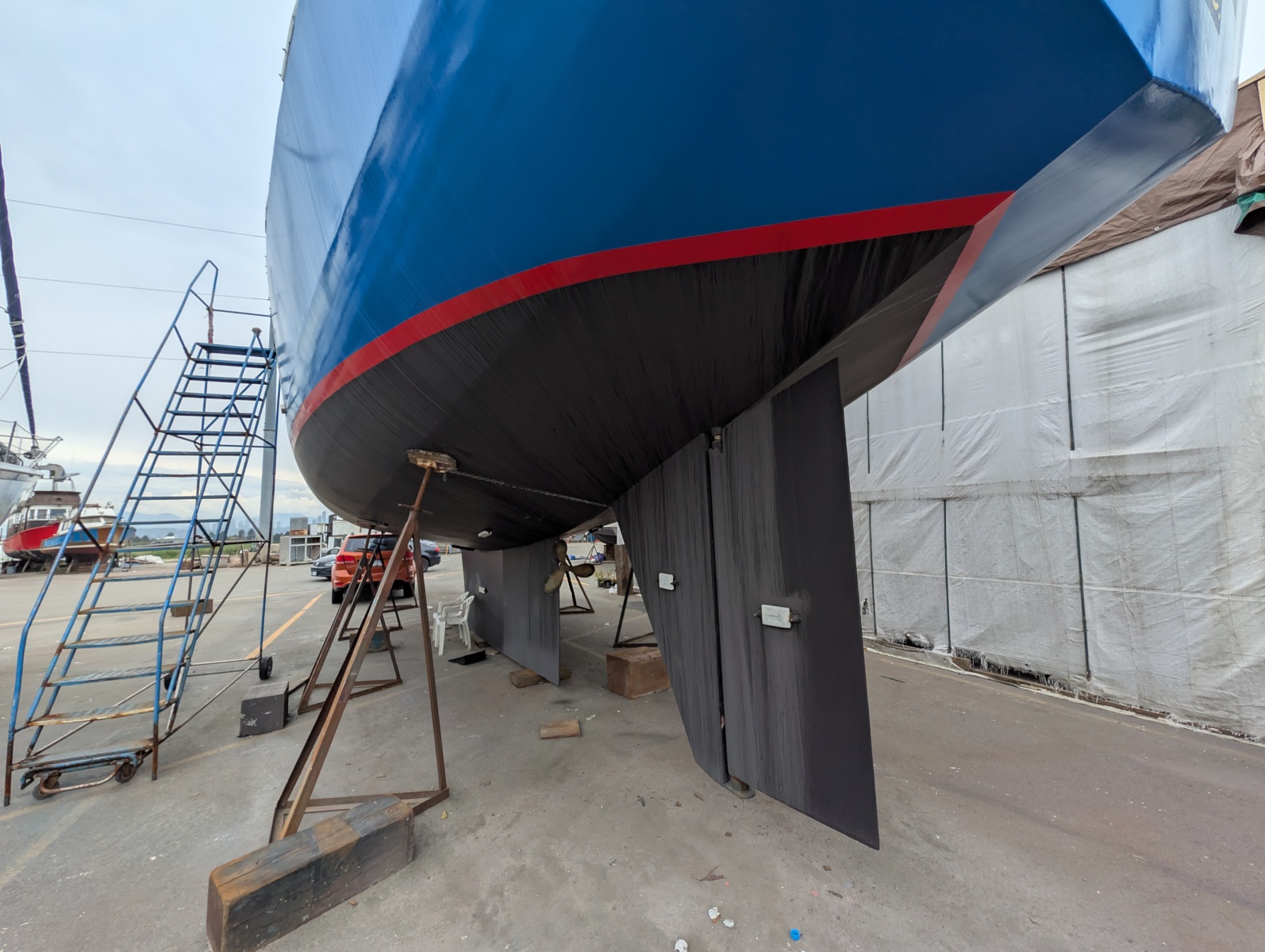 1996 Bruce Roberts  Customer Steel Hull Sailboat