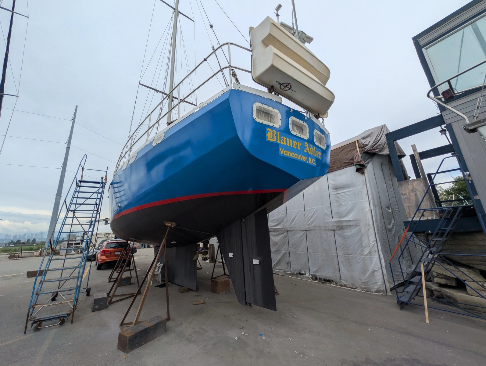 1996 Bruce Roberts  Customer Steel Hull Sailboat