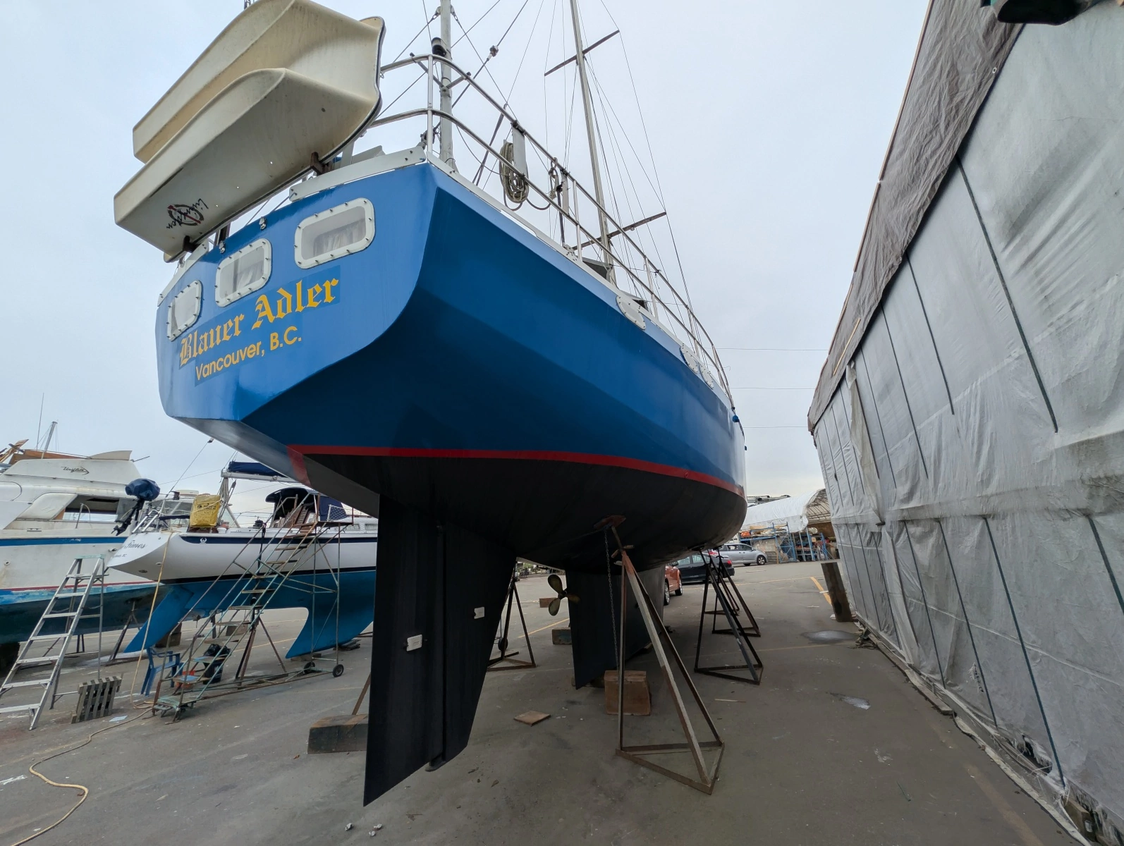 1996 Bruce Roberts  Customer Steel Hull Sailboat
