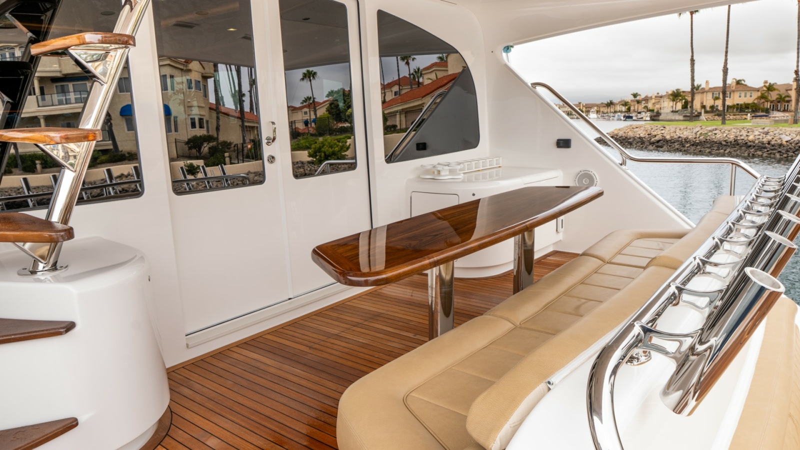 Aft Deck with Seating and Views