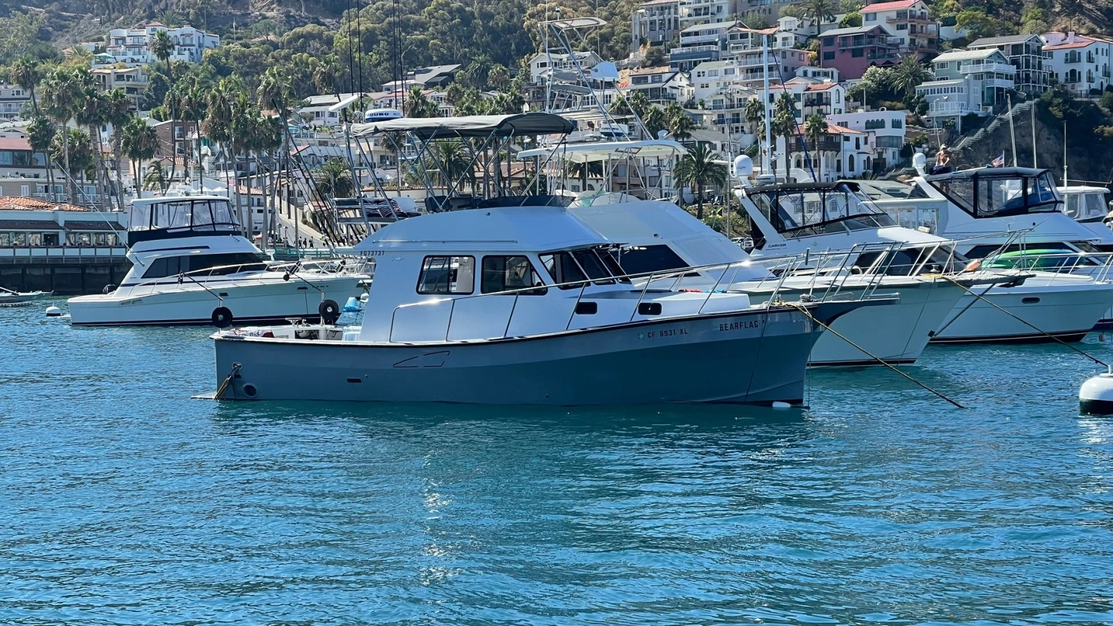 Side Profile of Sportfish Yacht