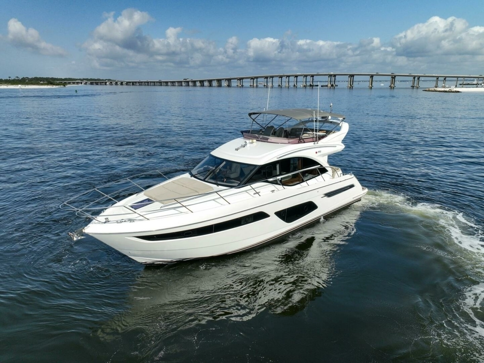 2021 Princess F50- MAKING TIME- Engine room- Bow