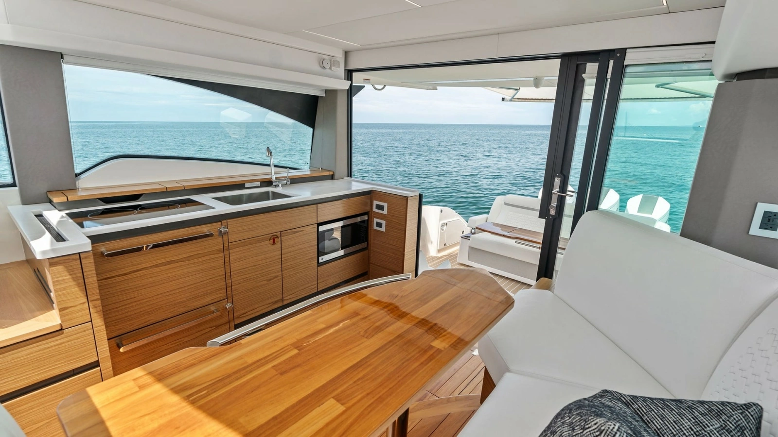 Galley and Aft Deck View