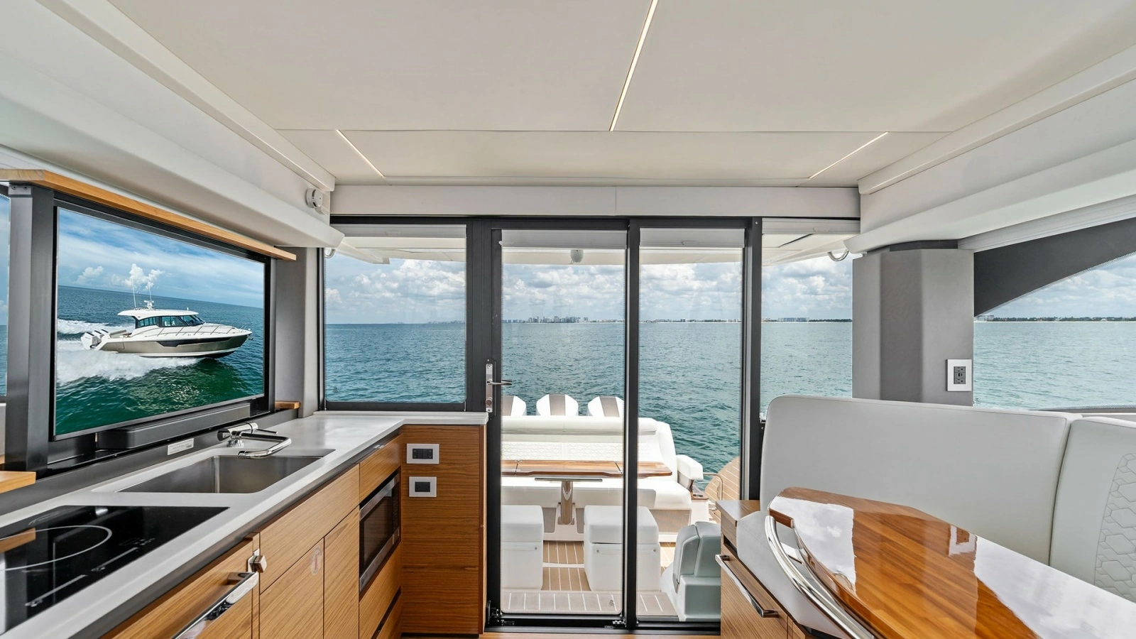 Galley and Aft Deck View