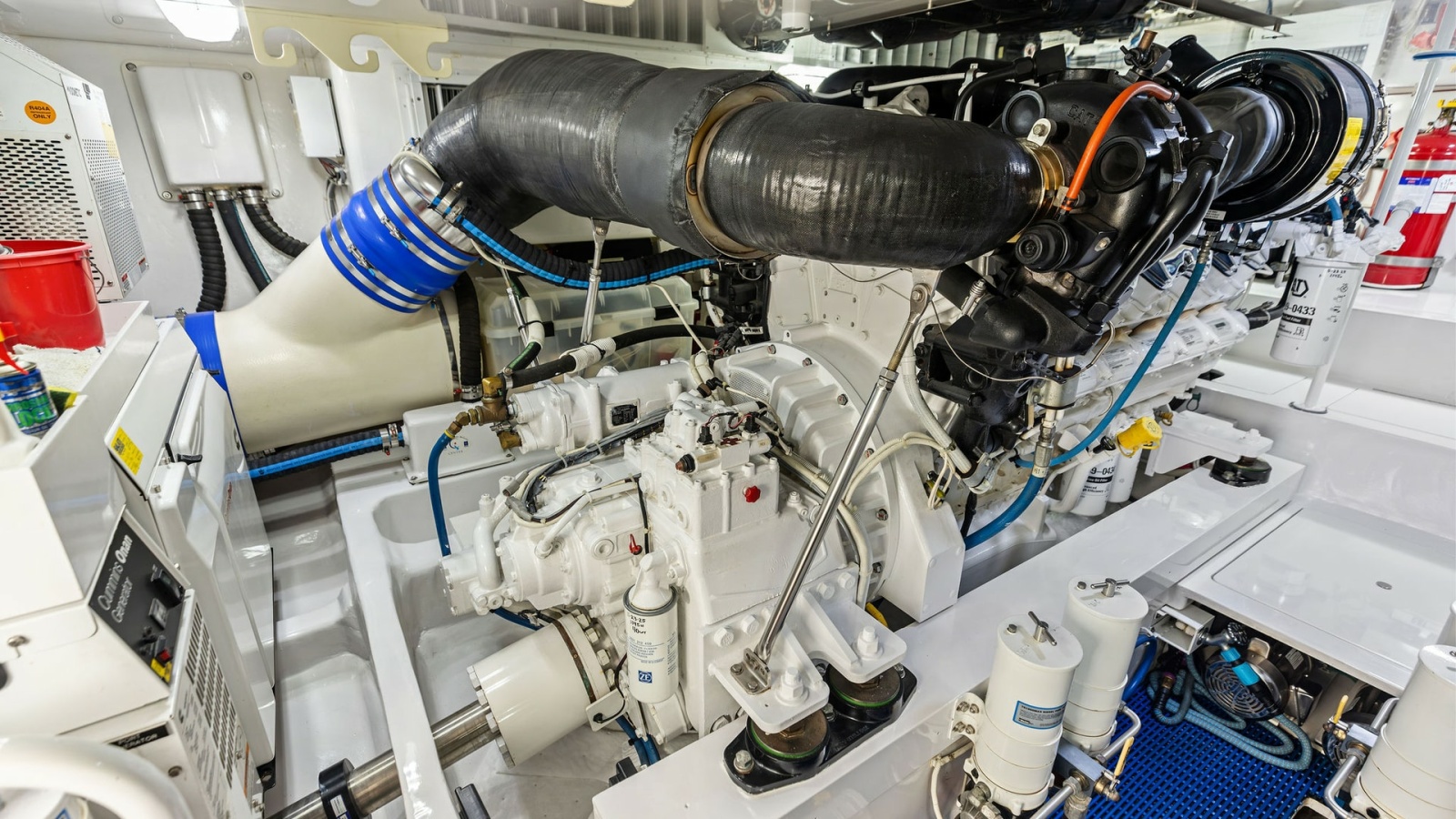 Engine Room with High-Performance Engine