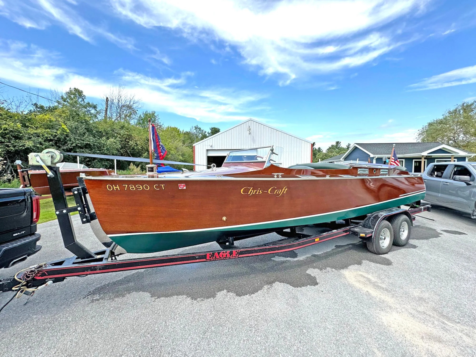 1929 Chris-Craft 26 Upswept Triple Cockpit