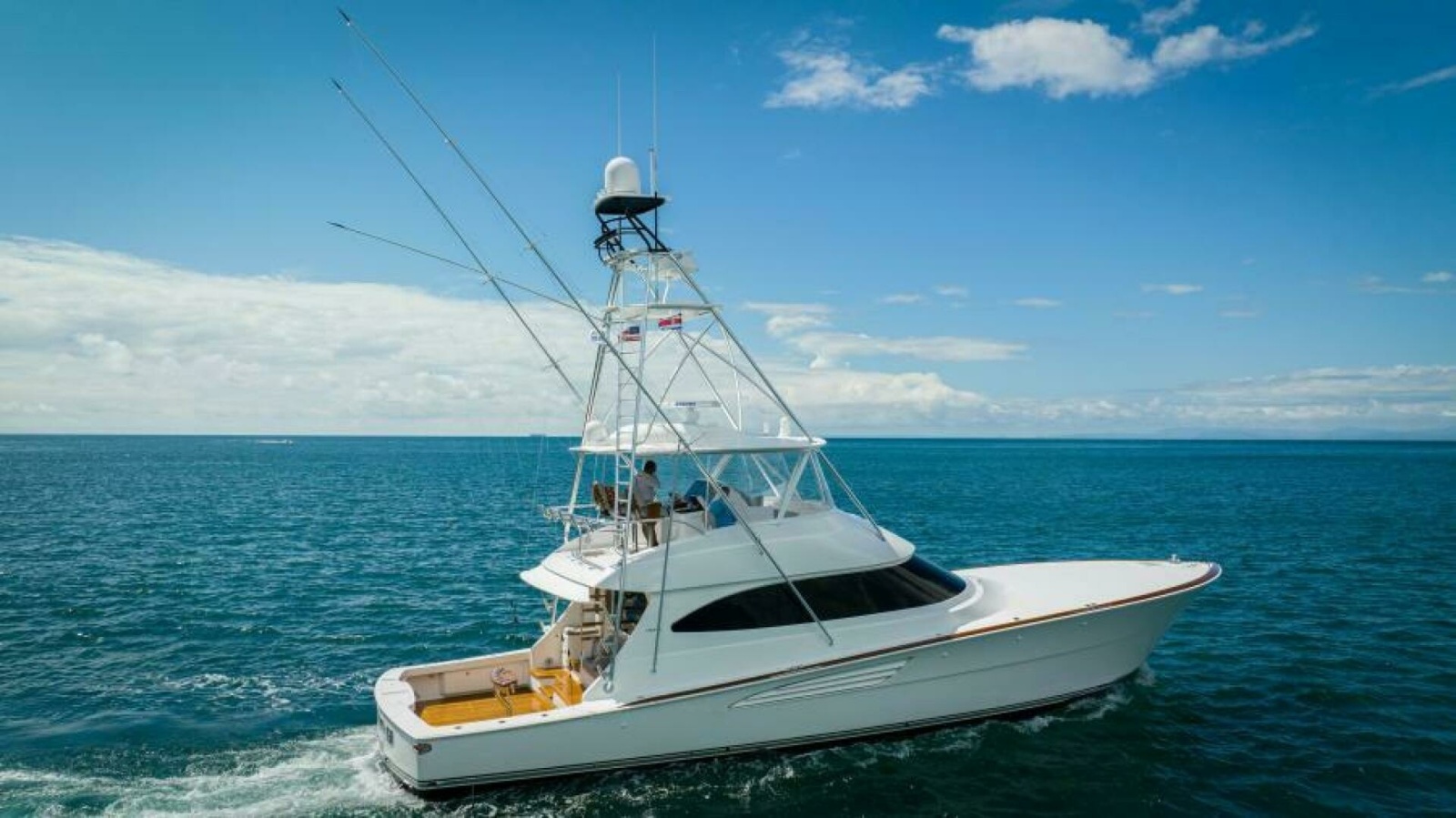 Profile View of Viking 64 Convertible