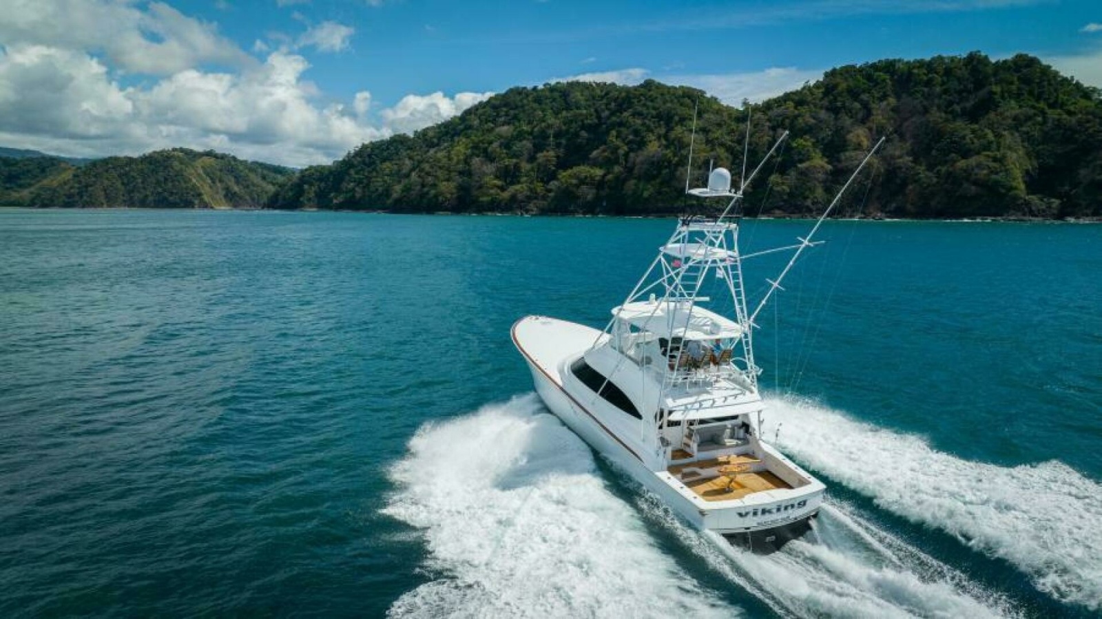 Aerial View of Aft Deck in Motion