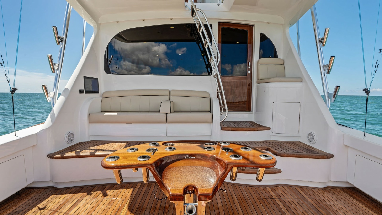 Spacious Aft Deck with Seating Area