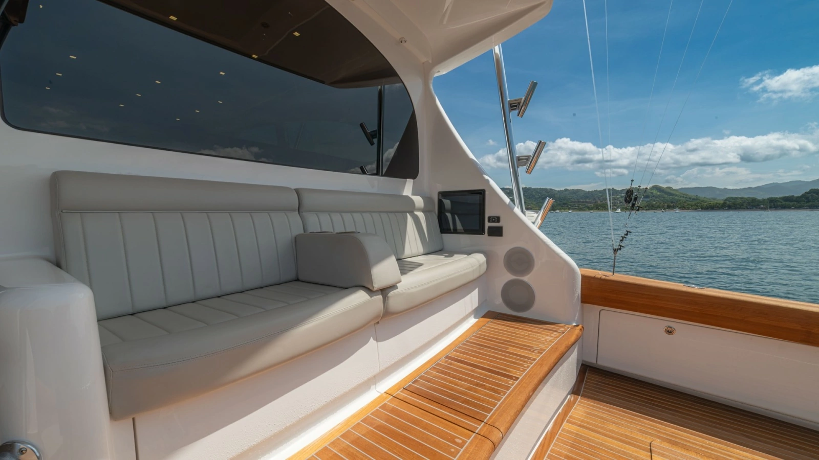 Cockpit Seating Area with Teak Decking