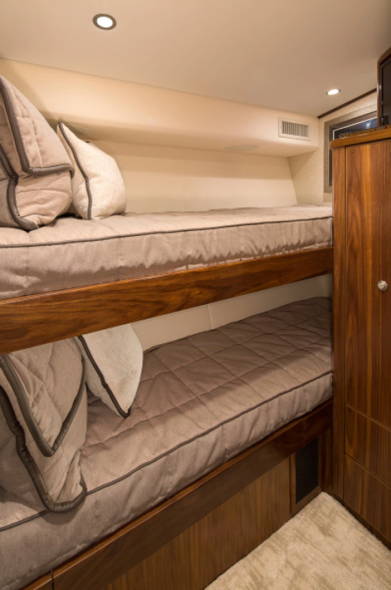 New 68 Viking Yacht Convertible  Stateroom