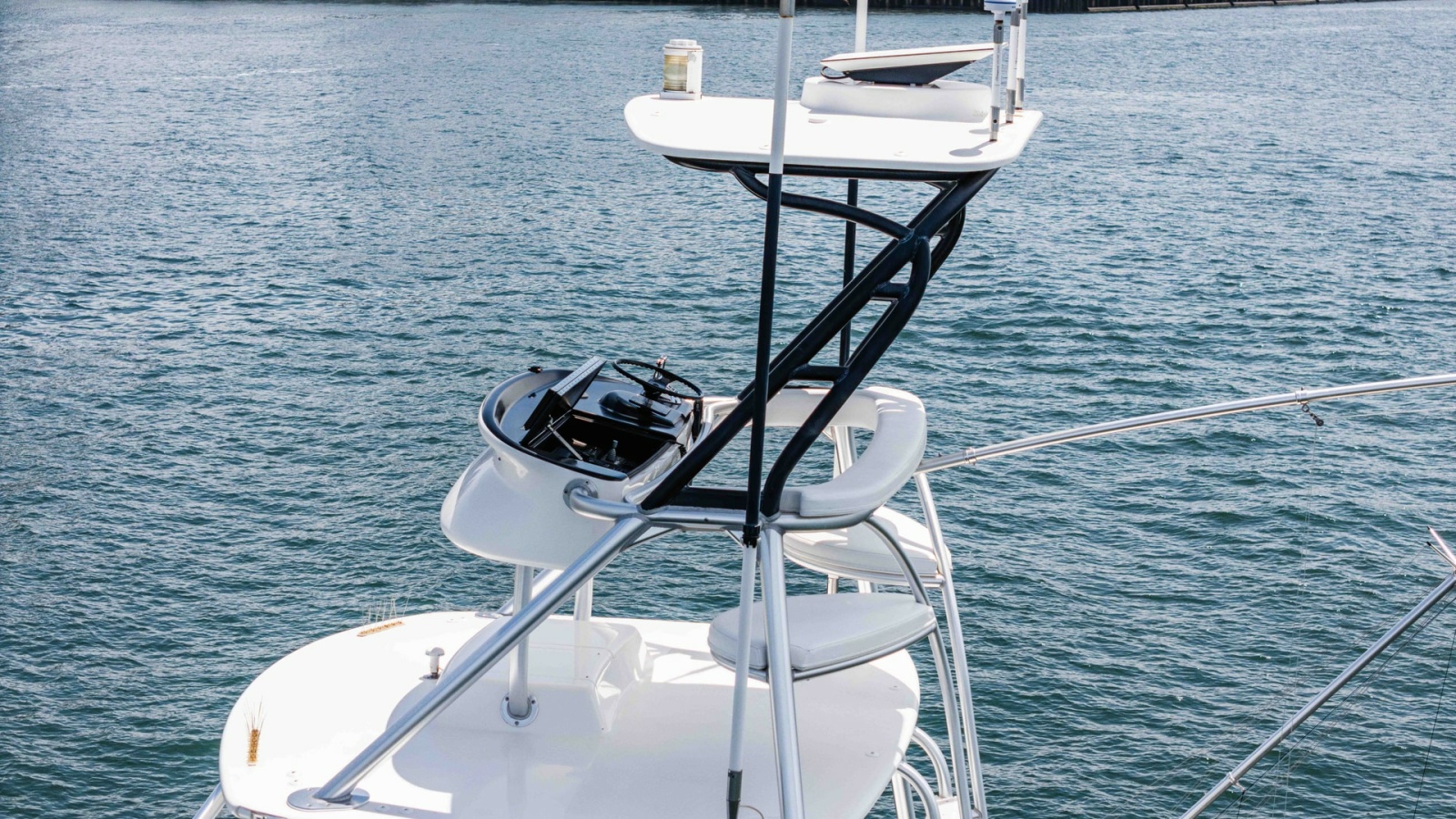 2014 Viking 76 Enclosed Bridge "TRANQUILO" Tower Helm Station