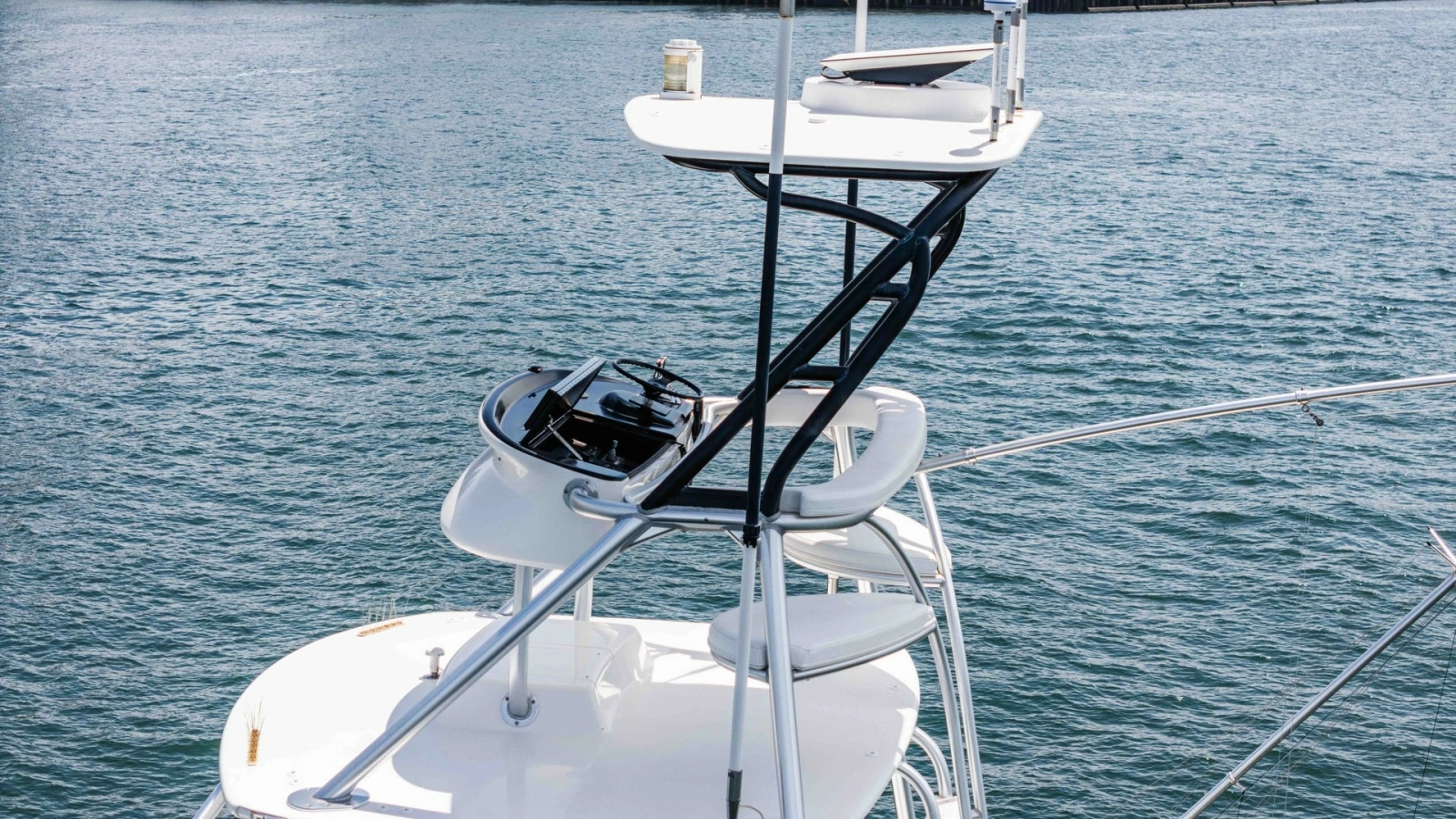 2014 Viking 76 Enclosed Bridge "TRANQUILO" Tower Helm Station