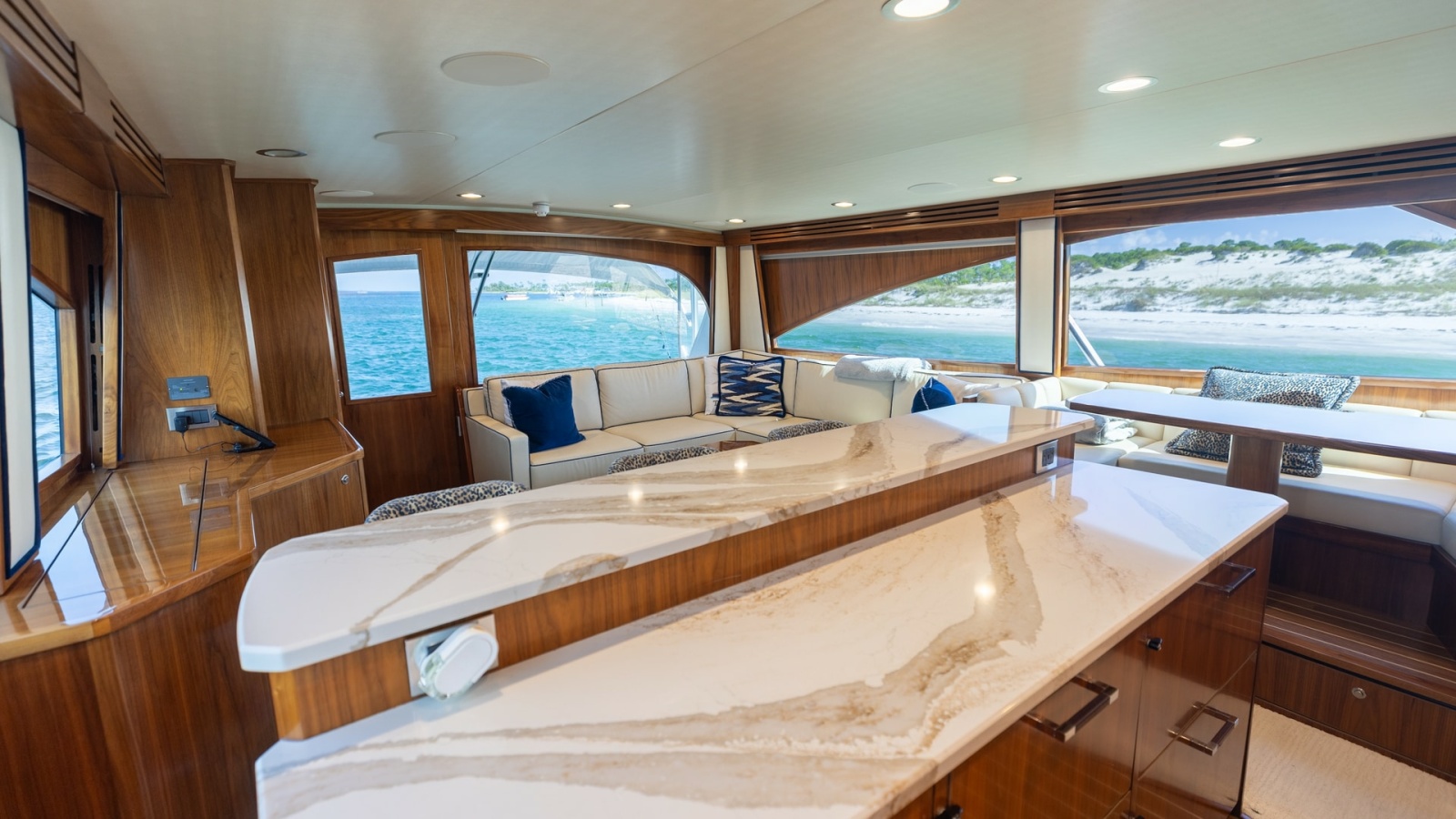 Spacious Salon with Ocean Views
