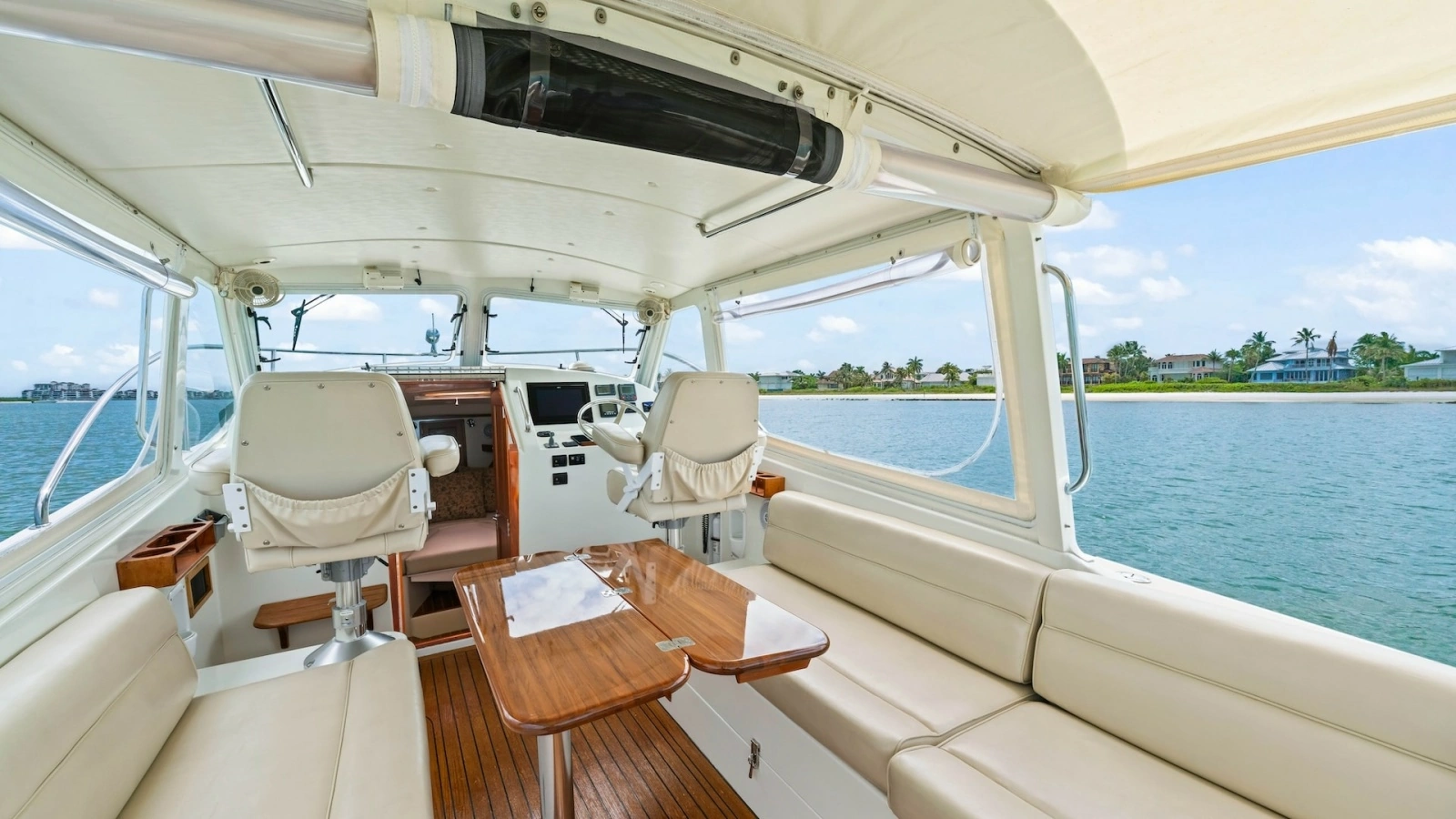 Spacious Cockpit with Helm Seating