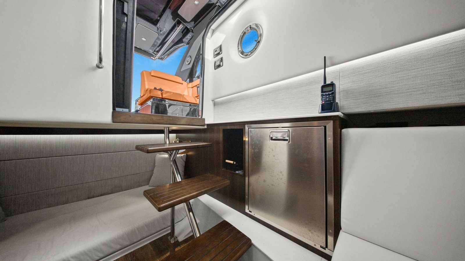 Lower Cabin with Compact Galley