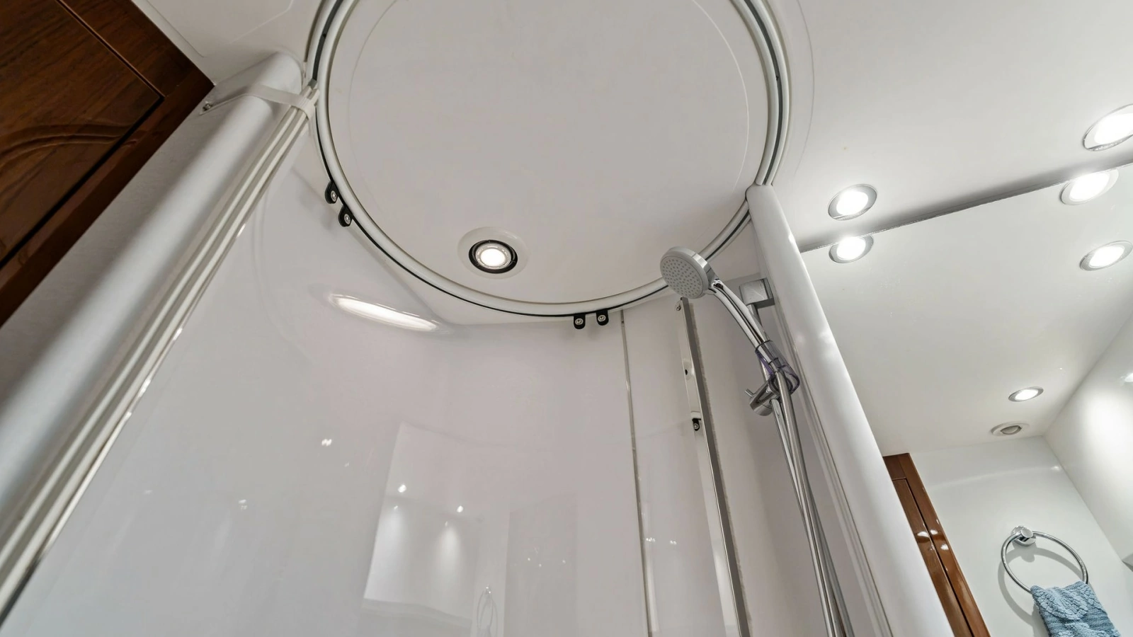Elegant Yacht Shower Enclosure